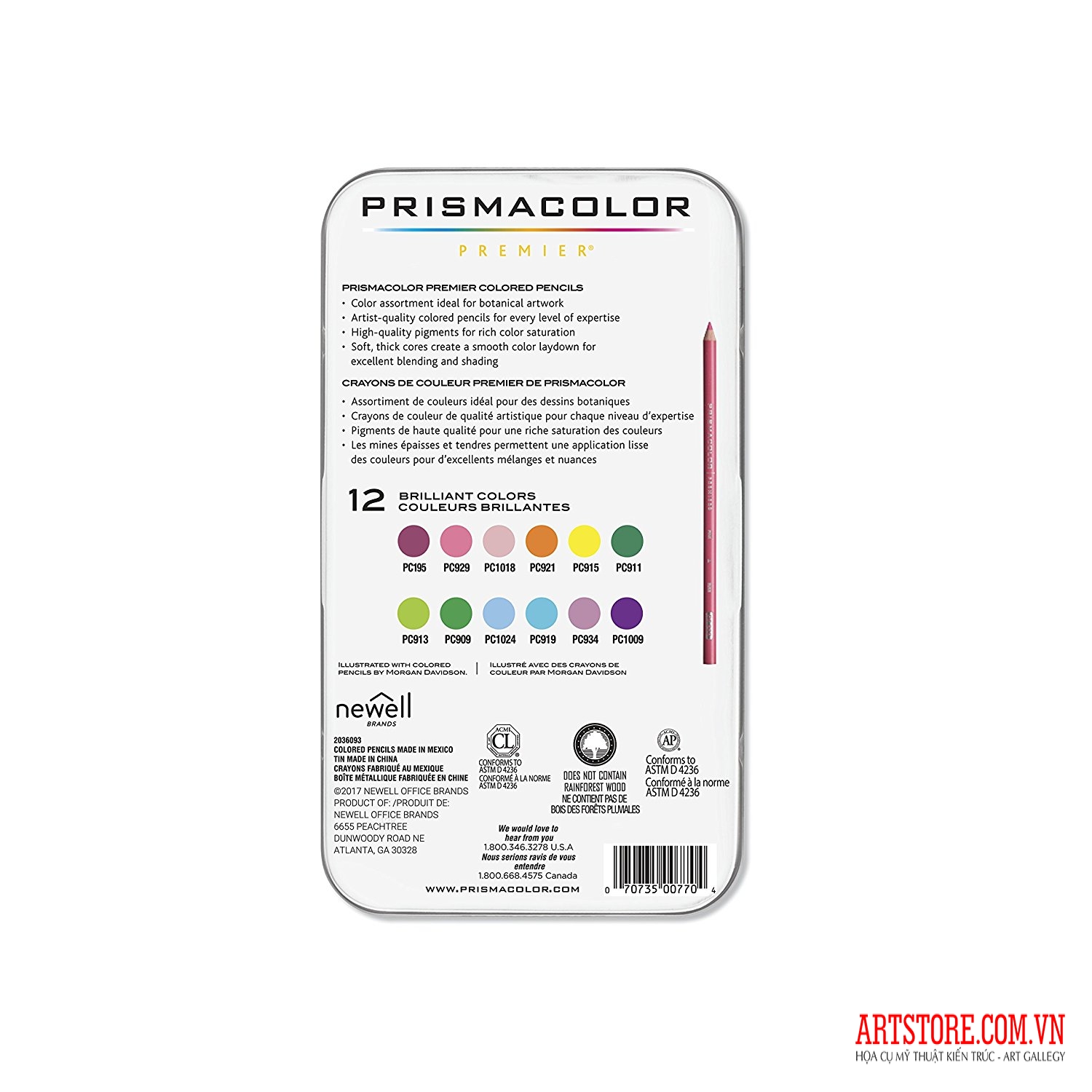 Bộ màu chì Prismacolor Premier12pcs(order)