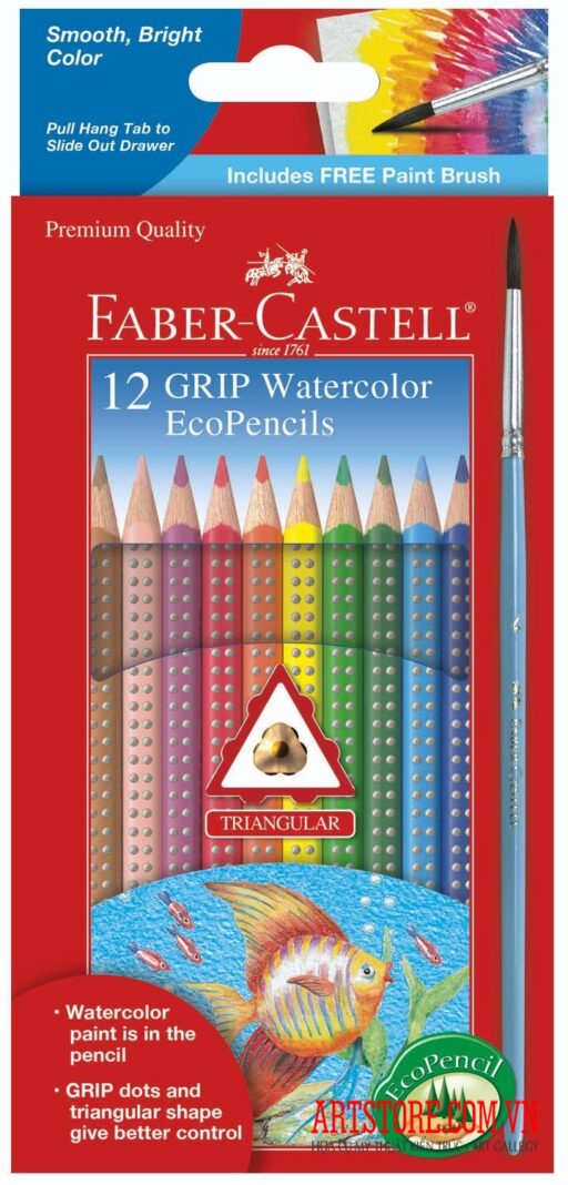 Bộ màu chì Faber Castell Grip 12pcs(order)