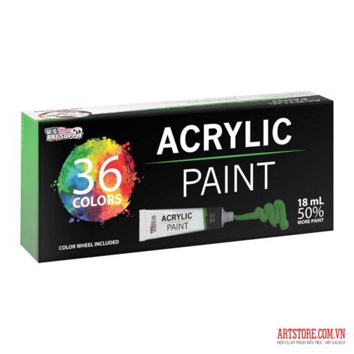 Bộ màu Acrylic U.S. Art Supply 36pcs