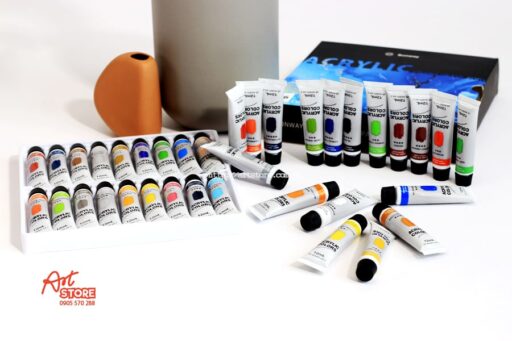 Màu Sunway Acrylic Colour Paint 12ml Set 12M/18M/24M/36M