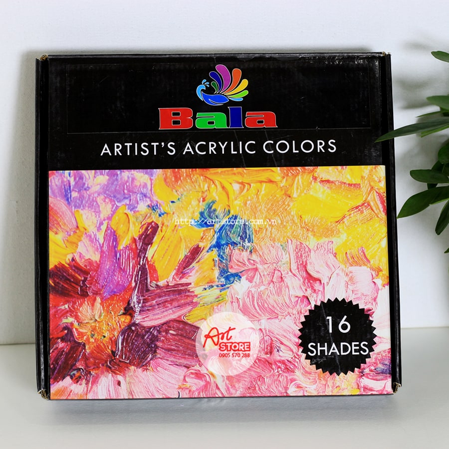 Artist's Acrylic Paint Set ( Set of - 16 Colors ) 50 ml Each – Granotone