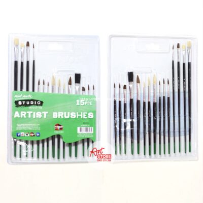 Bộ Cọ Vẽ Đa Năng Mont Marte Studio Essentials ASB103 - 15pcs