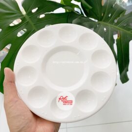 Khay pha màu bằng nhựa hình tròn 10 ô