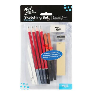 Bộ chì phác thảo 13 món Mont Marte - Signature Sketching Set 13pcs