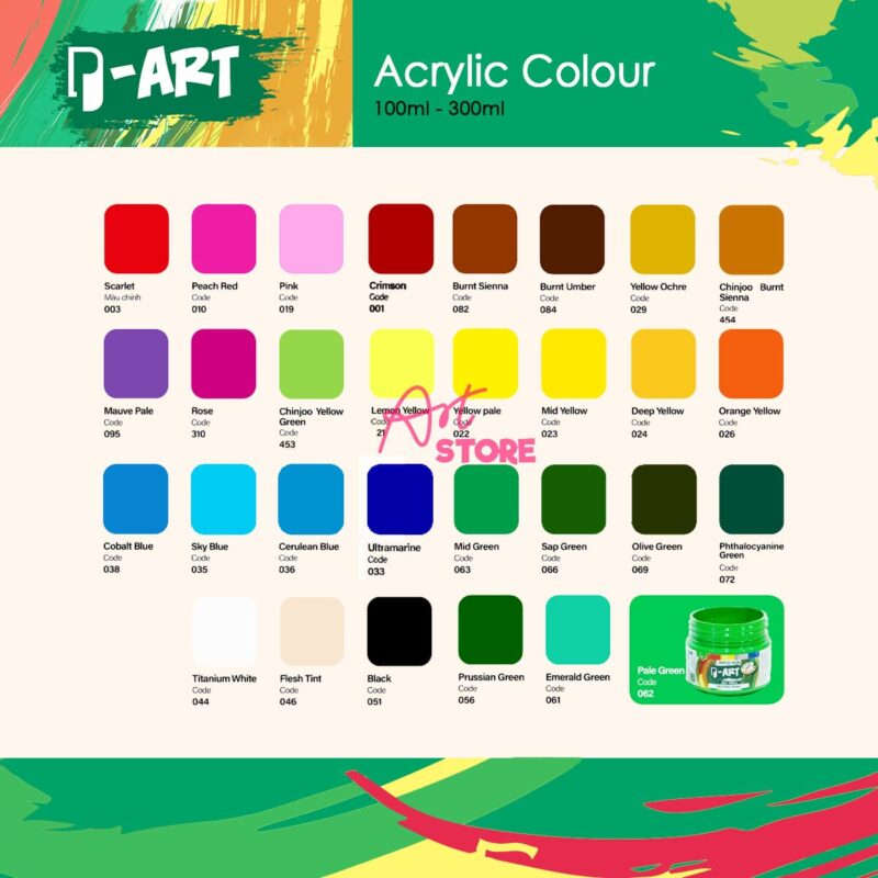 Màu Acrylic P-ART 300ml
