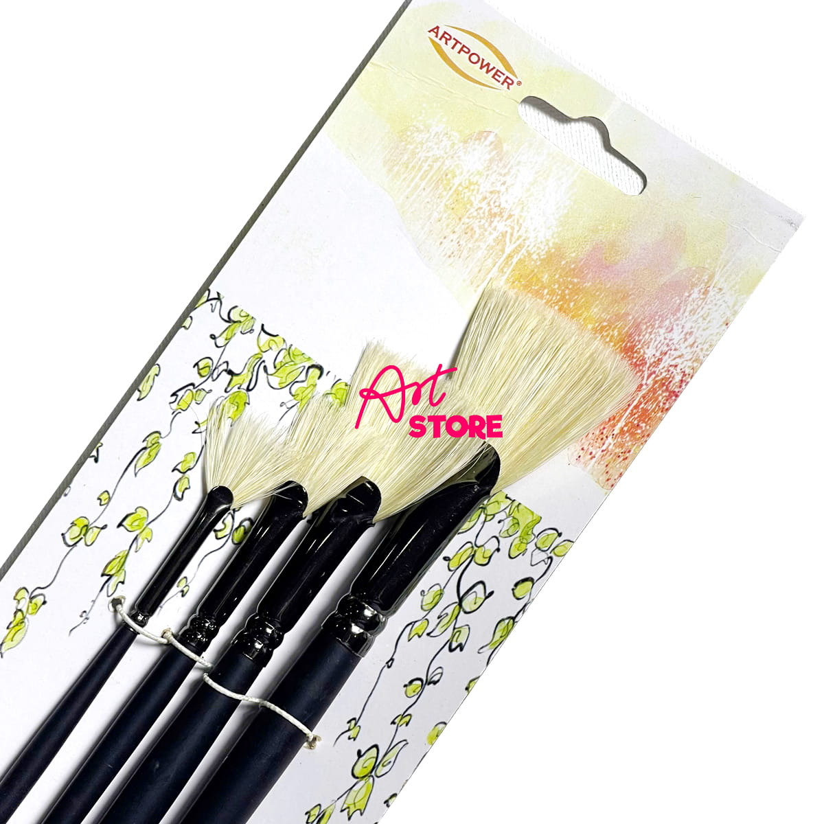 Bộ Cọ Xòe Lông Cứng Artpower MA113 - 4pcs