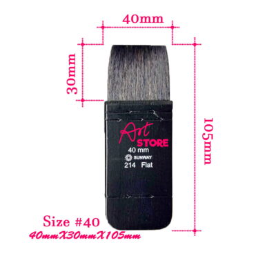 Cọ Panh Xô Sunway 214 Flat Cao Cấp – Cọ Bản Đi Nền Màu Nước, Acrylic, Gouache Chuyên Nghiệp
