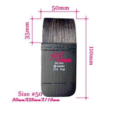 Cọ Panh Xô Sunway 214 Flat Cao Cấp – Cọ Bản Đi Nền Màu Nước, Acrylic, Gouache Chuyên Nghiệp