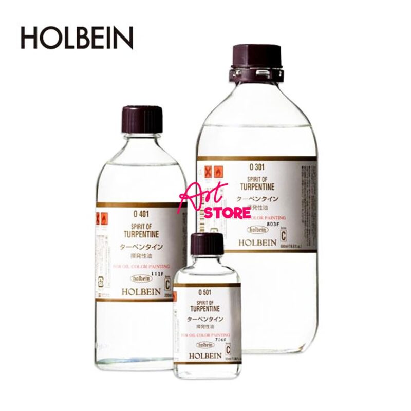 Dung Môi Sơn Dầu Holbein – Tổng Hợp Các Loại Dung Môi, Medium Và Dung Dịch Vệ Sinh Cọ (1)