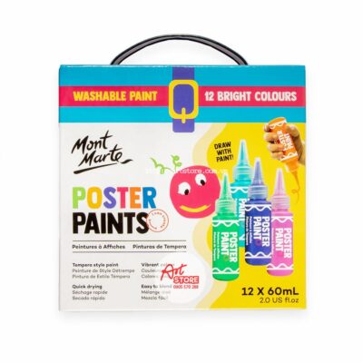 Bộ 12 Màu Poster Mont Marte 60ml