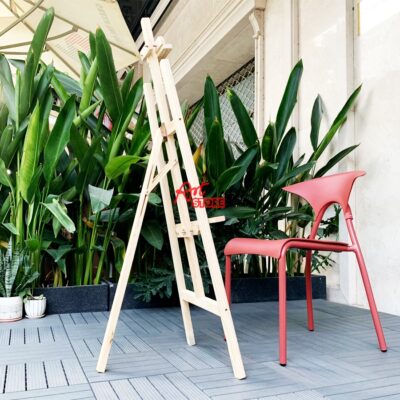 Giá Vẽ Khung Gỗ Mộc Gấp Gọn 130cm (1)