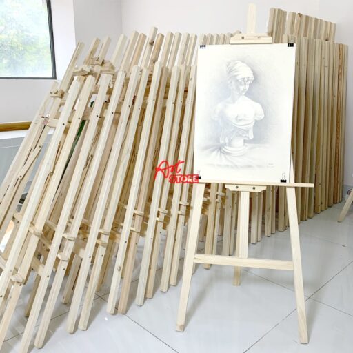 Giá vẽ khung gỗ gấp gọn cao 1m3-1m5-1m7
