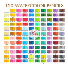 Set 120 Chì Màu Nước Chuyên Nghiệp KALOUR Professional Watercolor Pencils
