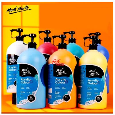 Màu acrylic Mont Marte 2 Lít Có vòi xịt