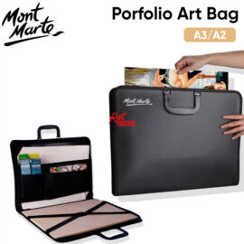 Cặp đựng tranh, Túi đựng file, tài liệu, giấy vẽ A3-A2 Mont Marte Portfolio (1)