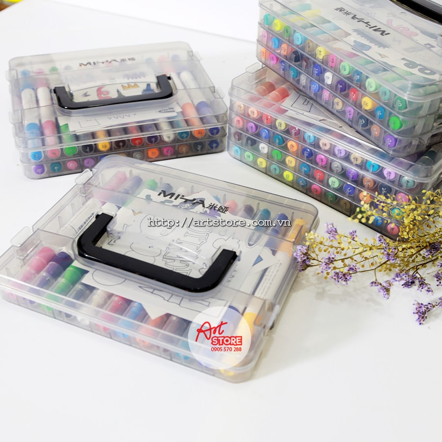 Bút Acrylic Maker Pen MIYA 12M-24M-36M-48M (DOUBLE HEAD)