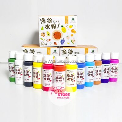 Bộ Màu Gouache Marie's 60ml Set 6M-12M